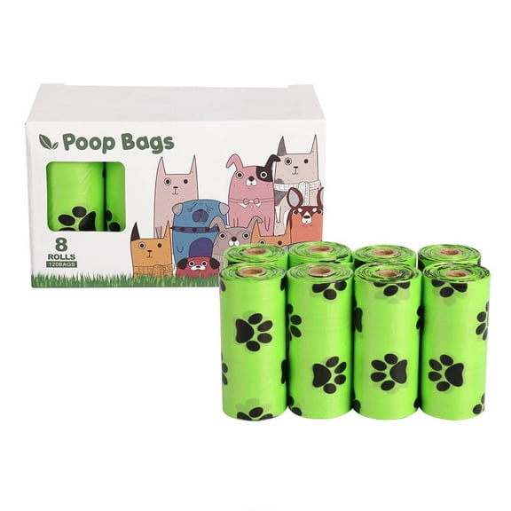 Eco-Friendly Compostable Dog Poop Bags with EPI Technology - Extra Thick Leak-Proof Pet Waste Bags, Unscented & Heavy Duty, 9" x 13" Large Size for All Breeds, Essential Outdoor Dog Walking Supplies