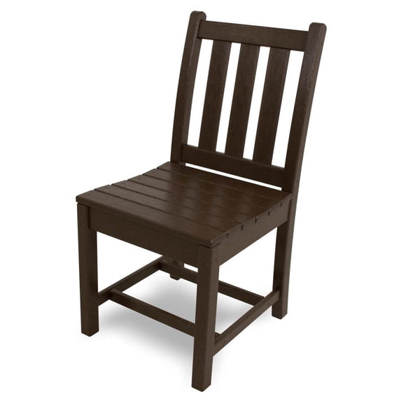 Eco-Friendly Dining Side Chair in Mahogany - Set of 2