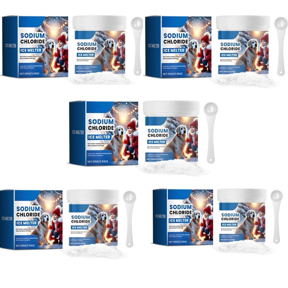 Eco-Friendly Ice Melt for Driveways and Walkways,Pet-Safe Snow and Ice Deicing Crystals with Non-Corrosive Formula,Efficient Winter Safety Solution for Home Garden Sidewalks and Outdoor Paths-C