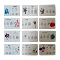 Eco-Friendly Plantable Seed Calendar 2026, 12-Month Wildflower Seed Plantable calendar, Biodegradable Seed Paper Planner With Wildflower, Herb Fruit Seeds for Garden Decor