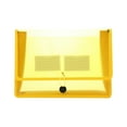 thumbnail image 1 of Eco-Friendly Plastic File Folders, Expanding Poly File Wallet, Transparent Expandable Envelope Organizer Document Folder with Elastic Band and Button Closure, with Small Two Pockets, 1 of 2
