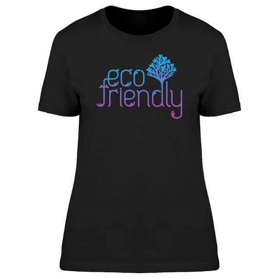 Eco Friendly Purple Gradient T-Shirt Women -Image by Shutterstock, Female Medium