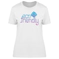 thumbnail image 1 of Eco Friendly Purple Gradient T-Shirt Women -Image by Shutterstock, Female XX-Large, 1 of 2