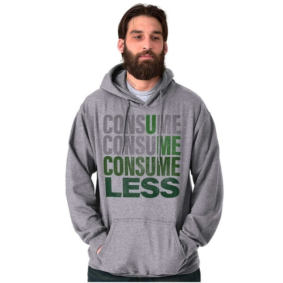 Eco-Friendly Reduce Reuse Recycle Hoodie Sweatshirt Women Men Brisco Brands S