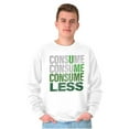 thumbnail image 1 of Eco-Friendly Reduce Reuse Recycle Sweatshirt for Men or Women Brisco Brands M, 1 of 6