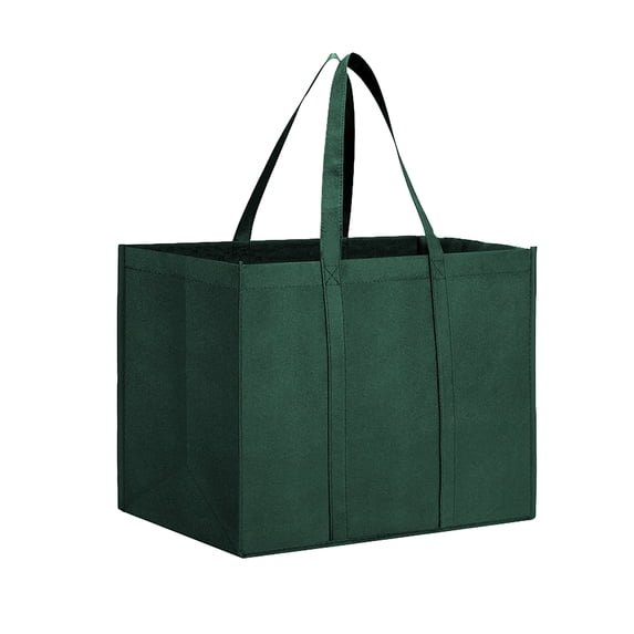 Eco-Friendly Reusable Shopping Bag 9.29 Gallons, Sturdy Non-Woven Fabric Tote with Comfortable Reinforced Handles – Collapsible Design Grocery Bag for Easy Storage and Everyday Use