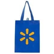 Walmart Reusable Shopping Bag, Foldable Grocery Tote Bag, Blue