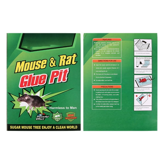 Eco-Friendly&Safe & Non-Toxic Strong Household Sticky Mouse Board, Rat Killing, Rat Catching And Rat Sticky Mouse Sticker M