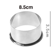 Eco-Friendly Stainless Steel Dumpling Maker Wrapper Dough Cutter, for Perfect Homemade Dumplings, Reusable Kitchen Baking & Pastry Tool Set