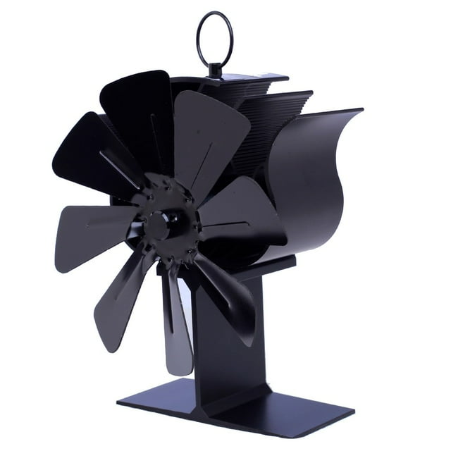 Eco Friendly Stove Top Fan 8 Blade For Fireplace Heat Powered Log Wood