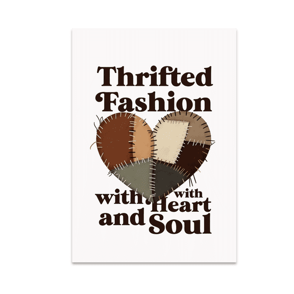 Eco-Friendly Wall Art - Thrift Shopping Enthusiast - 13x19 Poster Print