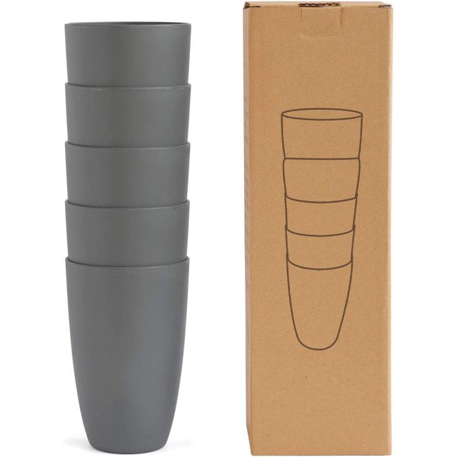 EcoFriendly Wheat Straw Cups 22 Oz BPAFree, Unbreakable, Stackable