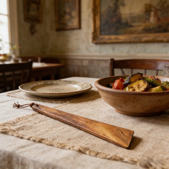 Eco-Friendly Wooden Spatula Cooking Utensils Kitchen Tools Heat Resistant for Flipping Scraping Turning