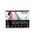 thumbnail image 1 of Eco Home USA Premium Bamboo Crib Mattress Protector Waterproof Ultra-Soft, Quiet and Breathable | Bamboo Terry Cloth Quilted Fitted Cover | Super Absorbent Stain Protection | Dust Mite Resistant, 1 of 9