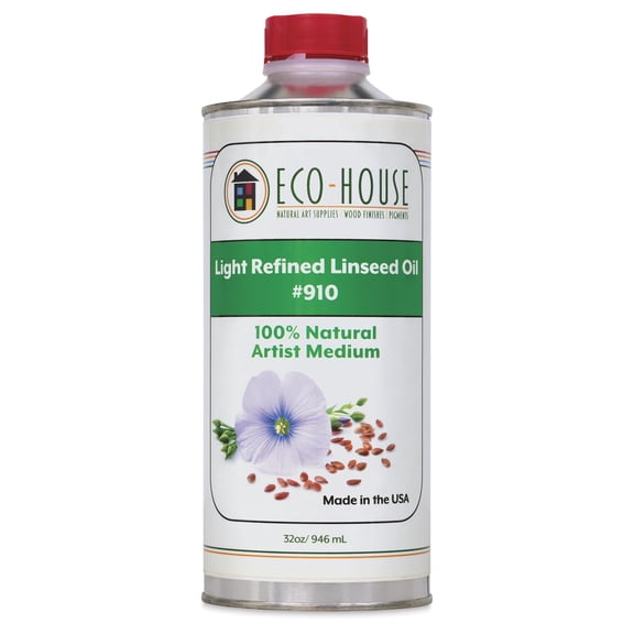 Eco-House Light Refined Linseed Oil - 32 oz can