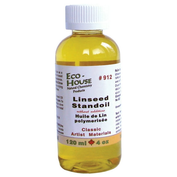 Eco-House Linseed Standoil, 4 oz.