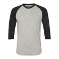 thumbnail image 1 of Eco-Jersey 3/4-Sleeve Raglan Henley, 1 of 3