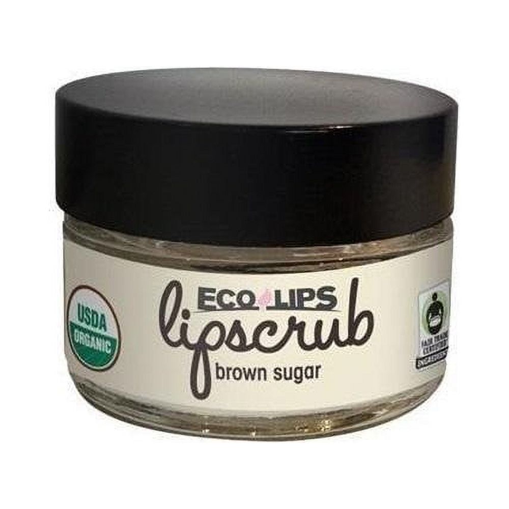 Eco Lips Lipscrub Balm, Brown Sugar, 0.5 Oz