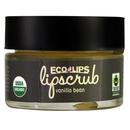 Eco Lips Lipscrub Balm, Vanilla Bean, 0.5 Oz