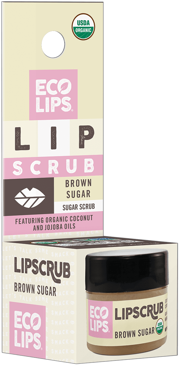 Eco Lips Organic Exfoliating Brown Sugar Lip Scrub 0.25