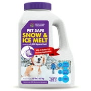 Eco Living Solutions Snow & Ice Melt | Calcium Chloride Ice Melt | Pet Friendly Salt For Ice |  Works For Driveway, Sidewalk, Roof, Patio & Concrete | Works Below -25°F | Safe For Paws & Lawns - 10lbs