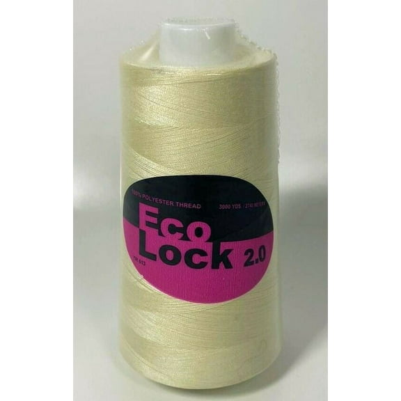 Eco-Lock 3,000 Yards 100% Polyester Thread - BIEGE