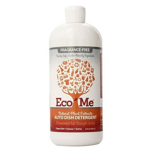 Eco me Auto Dishwasher Detergent Fragrance Free, 32 oz