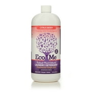 Eco-Me Natural Non-Toxic Concentrated Liquid Laundry Detergent, Citrus Berry 32 Oz