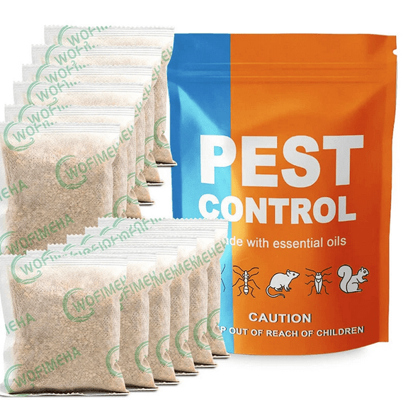 Eco Mouse Trap Pouches 12 Pack – Mint Scent Pest Control, Repel Mice & Insects Safely