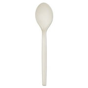 Eco-Products EP-S003 7 in. Plant Starch Spoon - Cream (50/Pack)