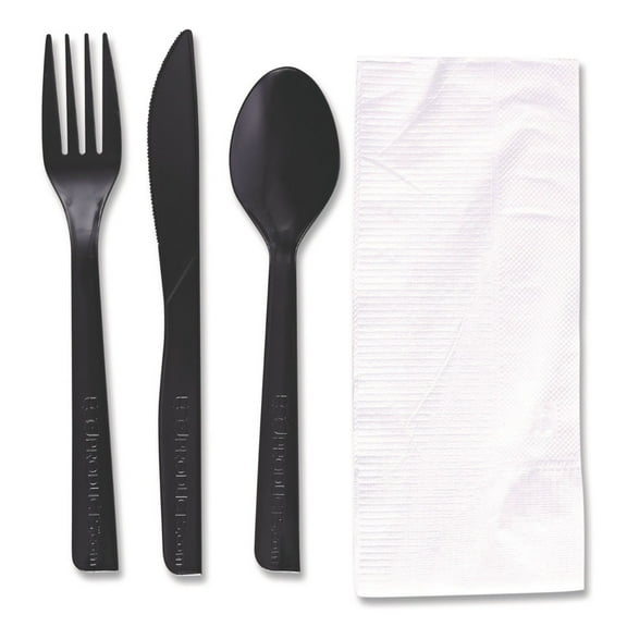 Eco-Products 100% Recycled Content Cutlery Kit - 6" 250/CT EPS115