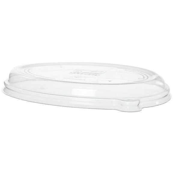 Eco Products EP-SCV32LID-R 24-48oz WorldView Dome RPET Lid for Oval Containers, Clear | 300/Case