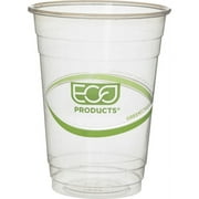 Eco-Products GreenStripe Cold Cups - 16 fl oz - 50 / Pack - Clear - Polylactic Acid (PLA) - Cold Drink | Bundle of 5 Packs