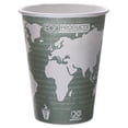 thumbnail image 1 of Eco-Products, Inc  World Art Renewable Resource Hot Cups, 12 oz, Green, 1000-Ctn, 1 of 1