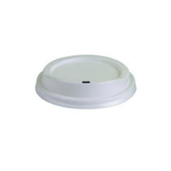 Eco Products Plastic Hot Cup Lid - White - 8 Oz.