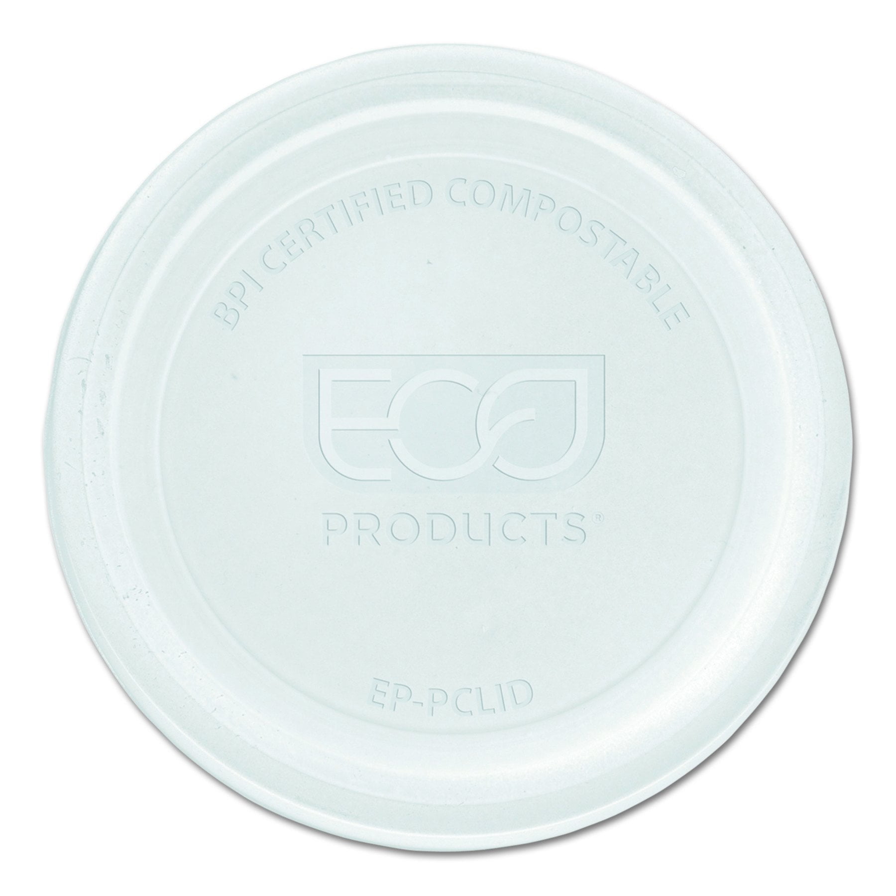 EcoProducts Renewable & Compostable Portion Cup Lids, Universal To Fit All Portion Cup Sizes