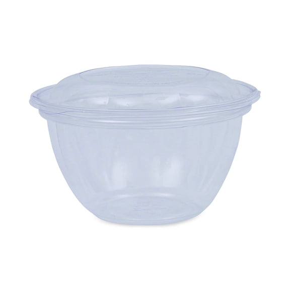 Eco-Products EP-SB18 5.5 in. x 2.3 in. 18 oz. Renewable and Compostable Plastic Containers - Clear (150/Carton)