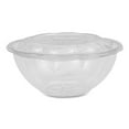 thumbnail image 1 of Eco-Products Renewable and Compostable Salad Bowls with Lids, 24 oz, Clear, Plastic, 50/Pack, 3 Packs/Carton, 1 of 5