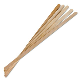 Cheer.US 100Pcs Coffee Stir Sticks - Eco-Friendly, Biodegradable  Splinter-Free Birch Wood - Disposable Drink Stirrers for Beverage, Tea, and  Crafts with Round Ends 