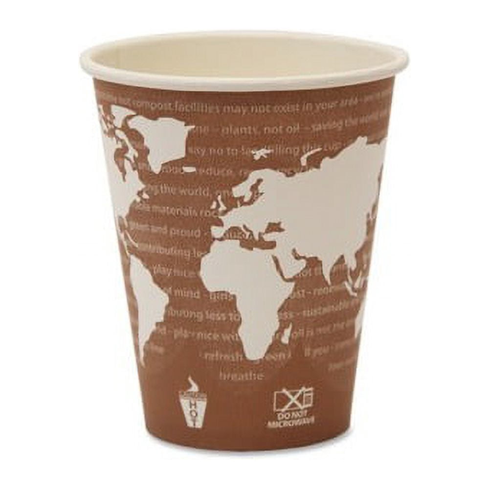 Eco-Products World Art Hot Beverage Cups 8 fl oz - 1000 / Carton ...