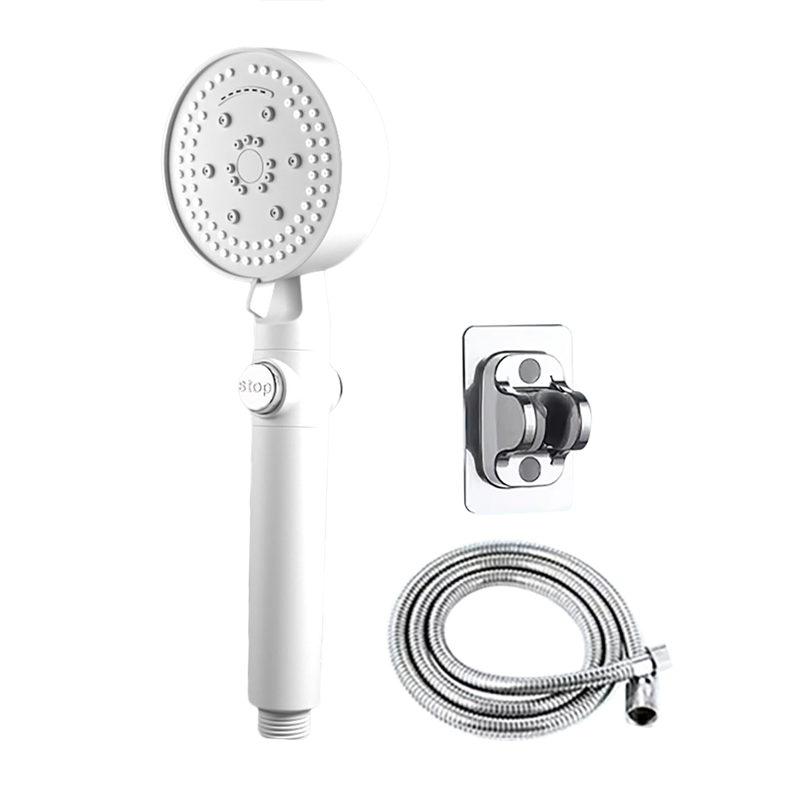 Eco Spa Shower Head Bar Hose And Attachment Extra Wide Shower Head
