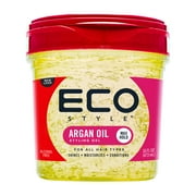 Eco Style Argan Oil Hair Styling Gel, 16 oz., Moisturizing, Unisex