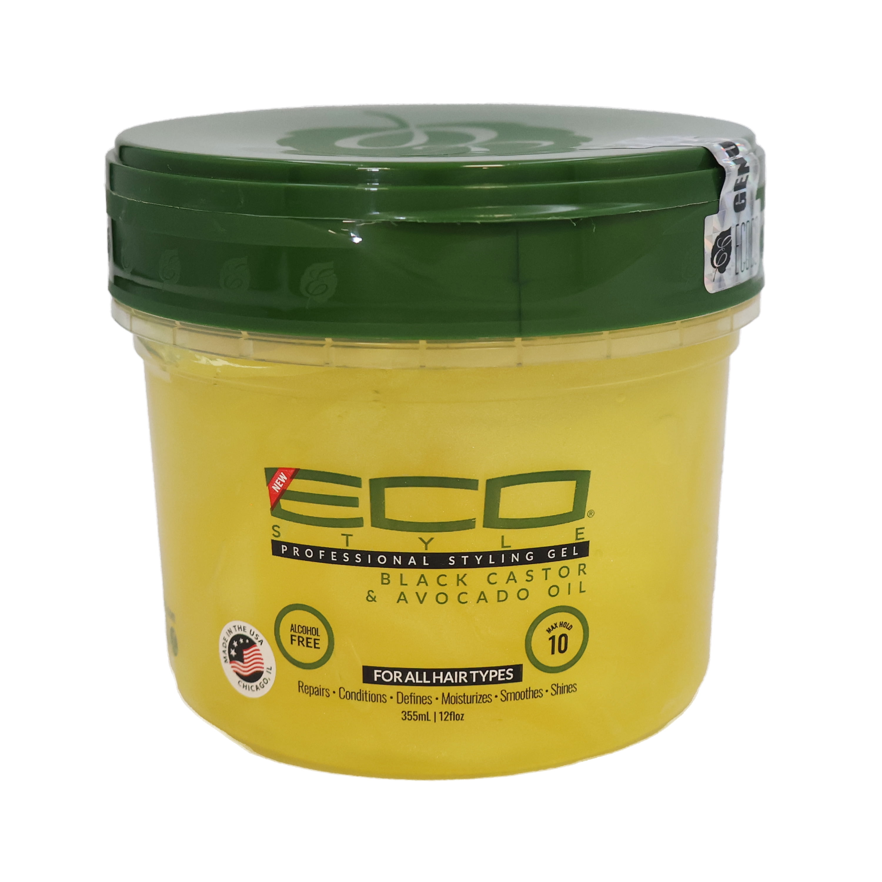 Eco Styler Hair Gel Maximum Hold Crystal,Olive,Argan,Coconut,Black Castor  Oil