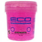 Eco Style Ecoco Hair Gel - Curl And Wave - Anti-Itch, Alcohol-Free Formula - Perfect Hold For Angled Or Tapered Sides - Ideal For Wavy Hair - No Flakes - Not Animal Tested - Moisturizes - 8 Oz