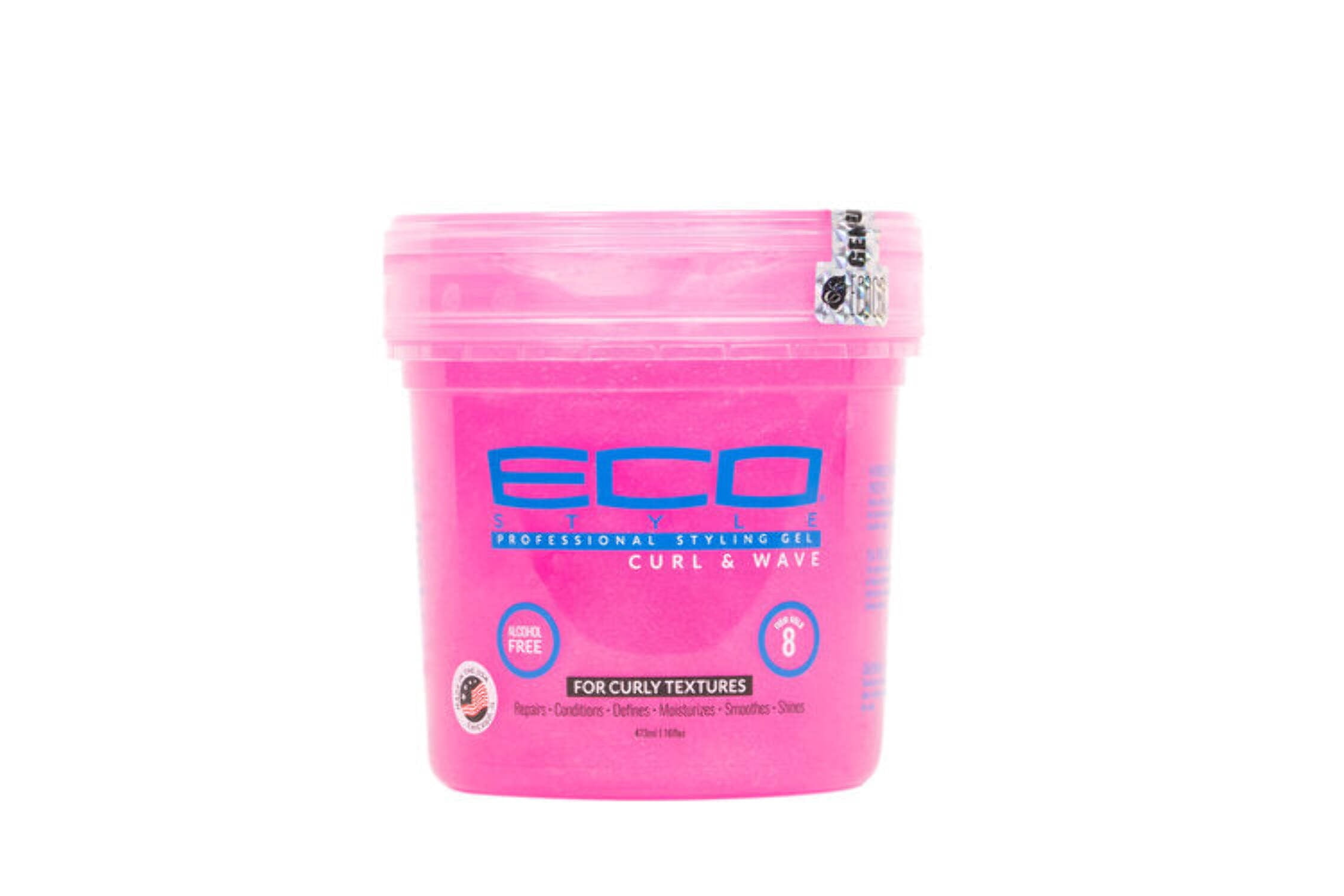 Eco Style Gel Curl and Wave by Ecoco for Unisex 8 oz Gel