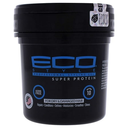 Eco Style Hair Gel Super Protein, 24 Oz