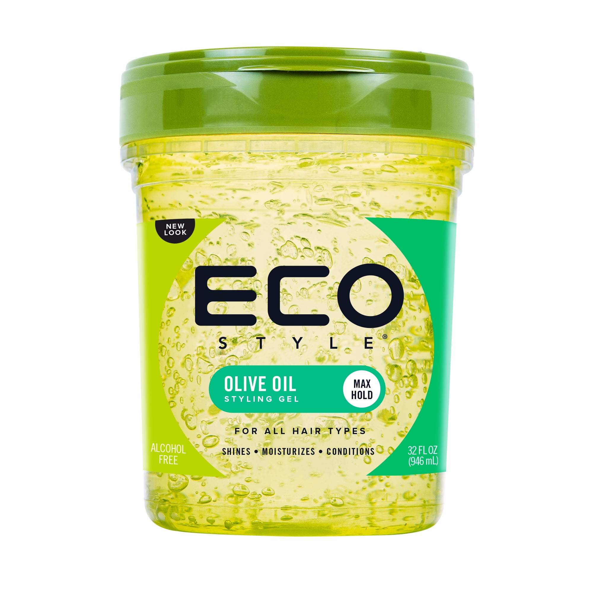 Eco Style Olive Oil Hair Styling Gel, 32 oz., Moisturizing
