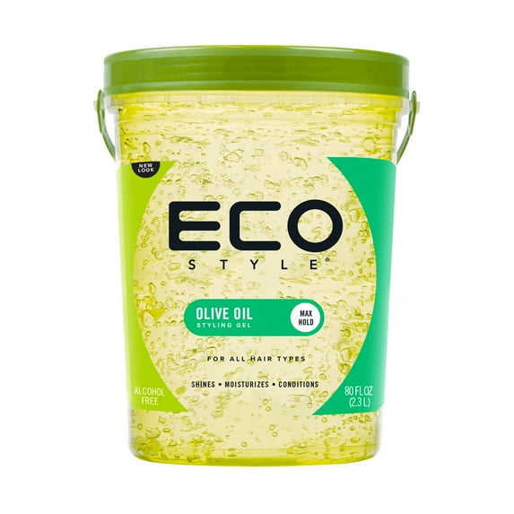 Eco Style Olive Oil Hair Styling Gel, 80 oz., Nourishing, Unisex