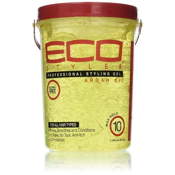 Eco Style Hair Gel Argan Oil 80 Oz., Pack of 2