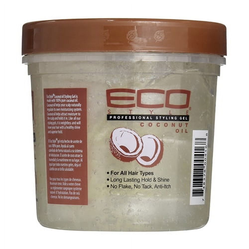 Eco Style Professional Styling Gel Coconut Oil Max Hold For All Hair